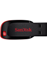 Sandisk Flashdrive Cruzer Blade 128GB USB 2.0 czarno-czerwony - nr 20