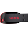 Sandisk Flashdrive Cruzer Blade 128GB USB 2.0 czarno-czerwony - nr 26