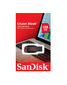 Sandisk Flashdrive Cruzer Blade 128GB USB 2.0 czarno-czerwony - nr 45