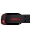 Sandisk Flashdrive Cruzer Blade 128GB USB 2.0 czarno-czerwony - nr 20