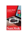 Sandisk Flashdrive Cruzer Blade 128GB USB 2.0 czarno-czerwony - nr 38
