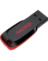 Sandisk Flashdrive Cruzer Blade 128GB USB 2.0 czarno-czerwony - nr 65