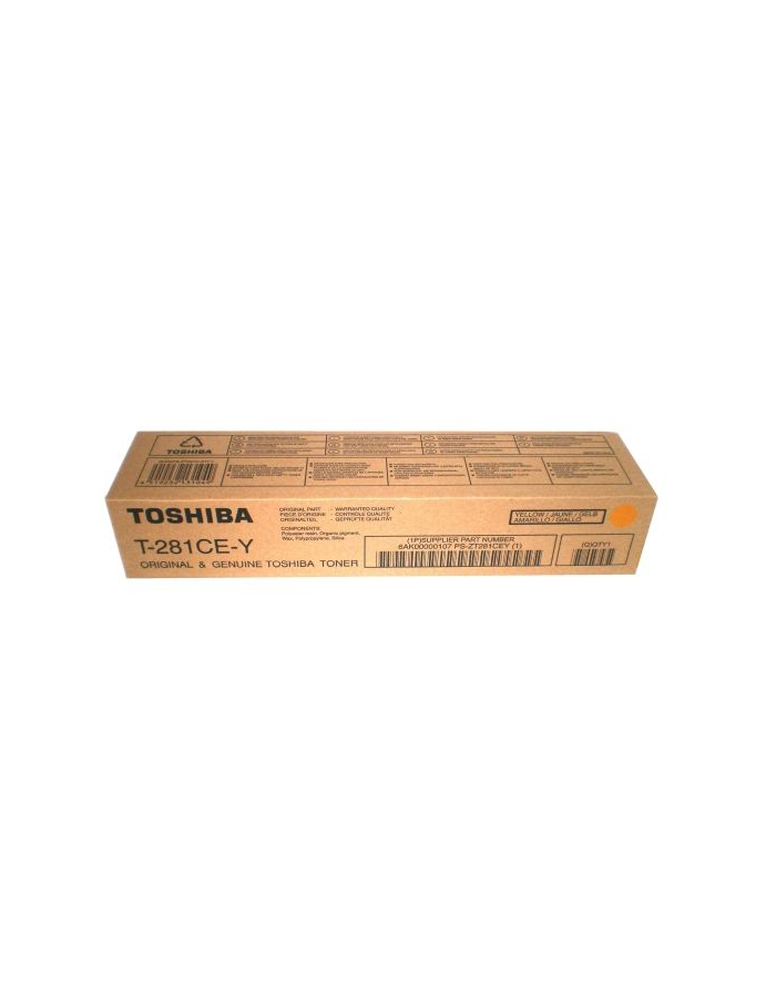 Toner Toshiba T-281CEY do e-Studio 281C/351C/451C | 10 000 str. | yellow główny
