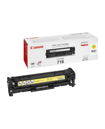 Toner Canon CRG718Y do LBP-7200/7210/7660 | korporacyjny | 2 900 str. | yellow