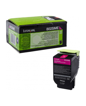 Kaseta z tonerem Lexmark 802SME do CX-310/410 | korporacyjny| 2 000 str.|magenta