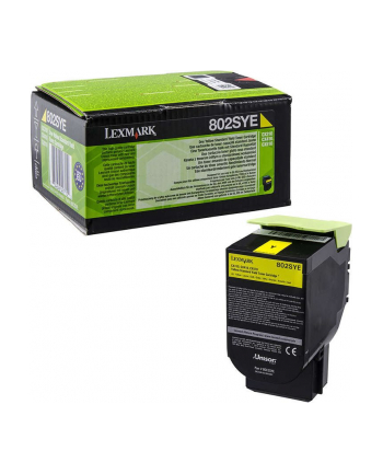 Kaseta z tonerem Lexmark 802SYE do CX-310/410 | korporacyjny | 2 000str.| yellow