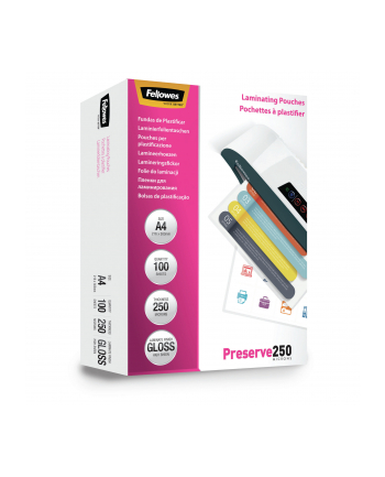 Fellowes folie do laminowania | A4 | 250 mic | 216x303mm | 100szt.