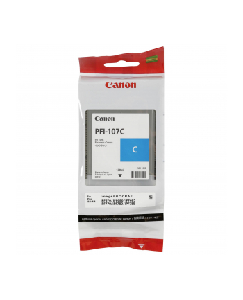 Tusz Canon PFI-107C do Pixma MG-5750/6850/7750 | 130ml | cyan