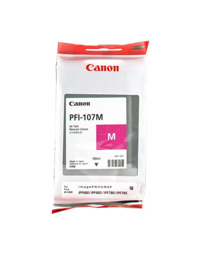 Tusz Canon PFI-107M do Pixma MG-5750/6850/7750 | 130ml | magenta główny