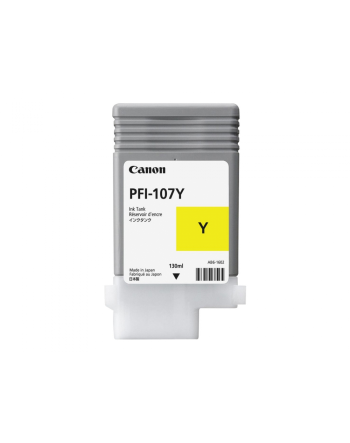 Tusz Canon PFI-107Y do Pixma MG-5750/6850/7750 | 130ml | yellow główny