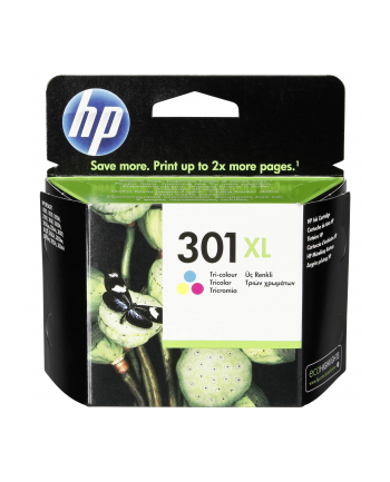 Hewlett-Packard Tusz HP 301XL do Deskjet 1000/1050/1510/2000/2050/3000/3050 | 330 str. | CMY