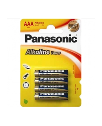 Baterie Panasonic alkaliczne ALKALINE LR03AP/4BP | 4szt.