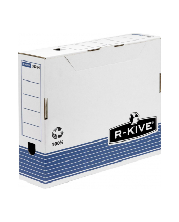 Fellowes R-kive Prima - pudełka na akta 80 mm - FastFold, op. 10 szt.