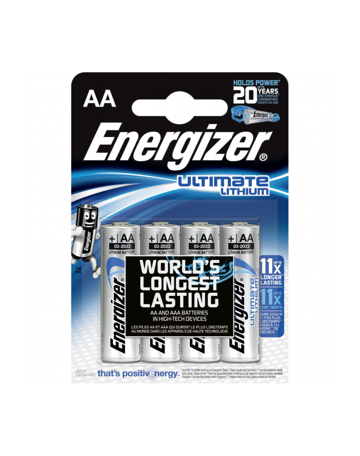 Bateria Energizer Lithium AA L91 /4 szt. główny