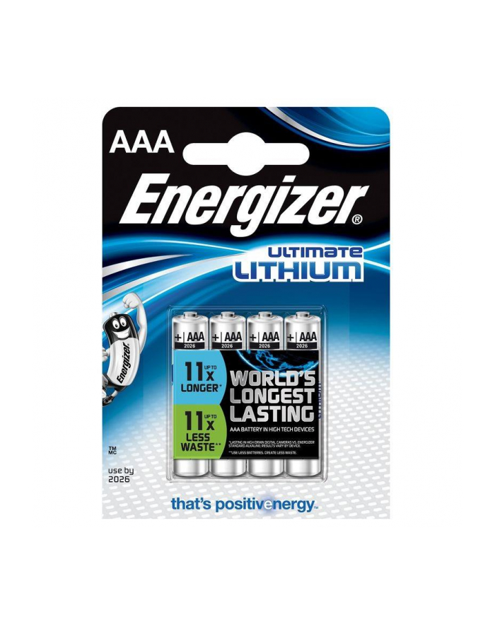 Bateria Energizer Lithium AAA L92 /4 szt. główny