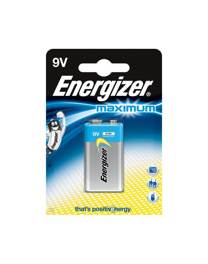 Bateria Energizer Maximum 9V 6LR61 /1 szt. główny