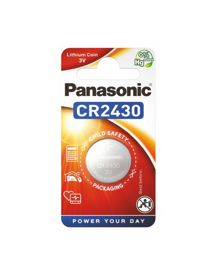 Baterie Panasonic litowo-guzikowe  CR2430/1BP | 1szt. główny