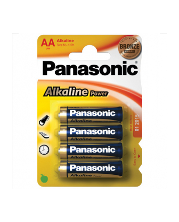 Baterie Panasonic alkaliczne ALKALINE LR06AP/4BP | 4szt.