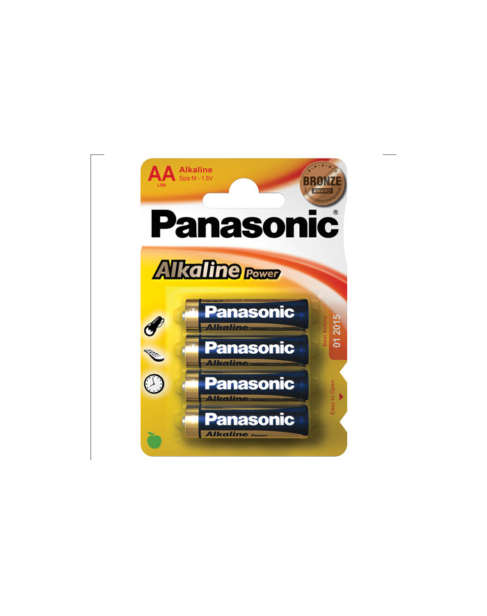 Baterie Panasonic alkaliczne ALKALINE LR06AP/4BP | 4szt. główny