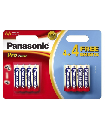 Baterie Panasonic alkaliczne LR6/4+4 PRO | 8szt.