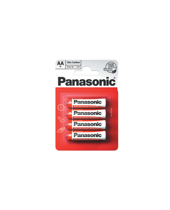 Bateria Panasonic węglowo-cynkowa R6/4BP | 4szt.