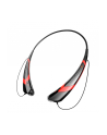 Art słuchawki douszne z mikrofonem AP-B21 czar/czerowne sport | Bluetooth (RING) - nr 2