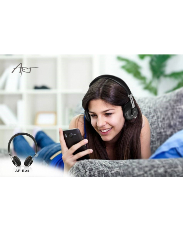 Art słuchawki BT z mikrofonem AP-B24 | Bluetooth główny
