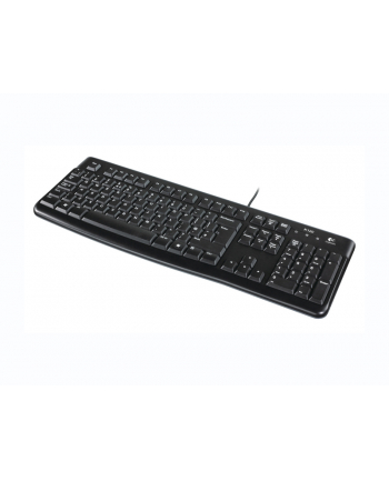 Logitech klawiatura Deluxe K-120 | przewodowa | USB | black