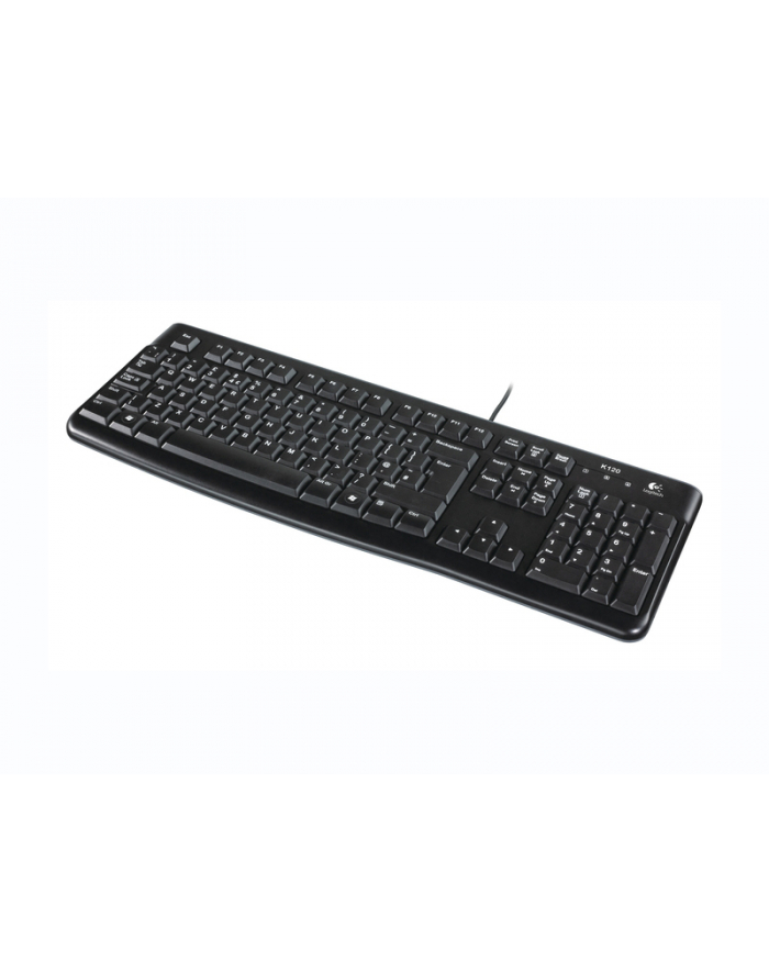 Logitech klawiatura Deluxe K-120 | przewodowa | USB | black główny
