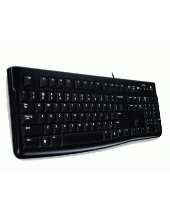 Logitech klawiatura Deluxe K-120 | przewodowa | USB | black