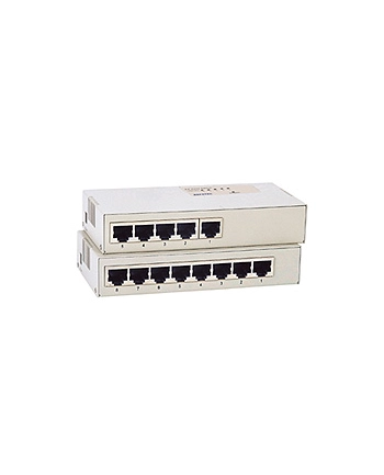 Repotec Switch 5x10/100, desktop, metal
