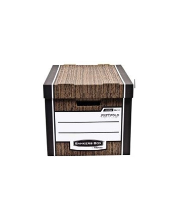 Fellowes Bankers Box WOODGRAIN - pudło na archiwa - FastFold, op. 10 szt.