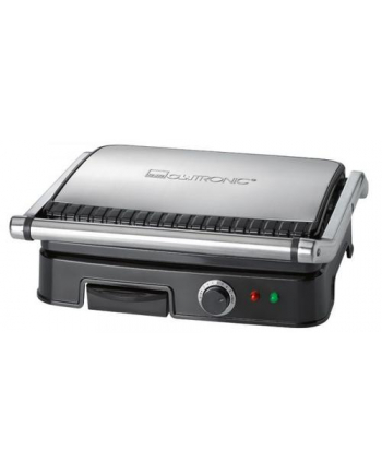 Grill elektryczny Clatronic KG 3487 (2000W stołowy-zamykany  czarno-srebrny)