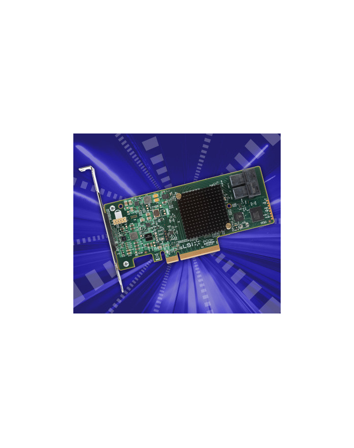 Broadcom MegaRAID 9341-8i 12GB/SAS/Sgl/PCIe - LSI00407 główny