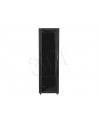 Lanberg szafa instalacyjna stojąca 19'' 42U/800x1000mm czarna (drzwi szklane) - nr 17