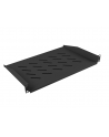 Lanberg półka do szaf 19'' 450/600/800mm (1U, 483x315mm, udźwig do 20kg) czarna - nr 14