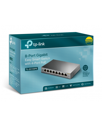 TP-Link TL-SG108PE 8-port Gigabit Desktop Switch with 4-Port PoE