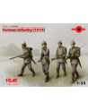 ICM  WWIIGerman Infantry (1914), (4 fig) - nr 1