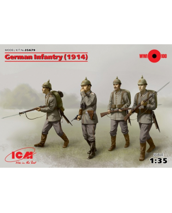 ICM  WWIIGerman Infantry (1914), (4 fig)