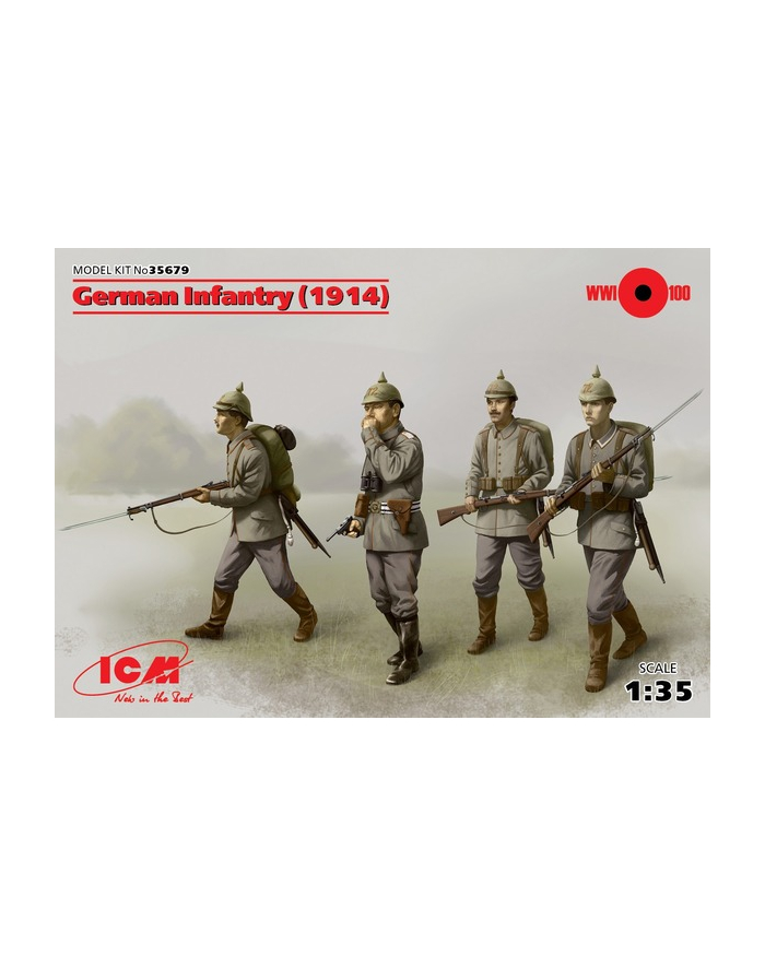 ICM  WWIIGerman Infantry (1914), (4 fig) główny
