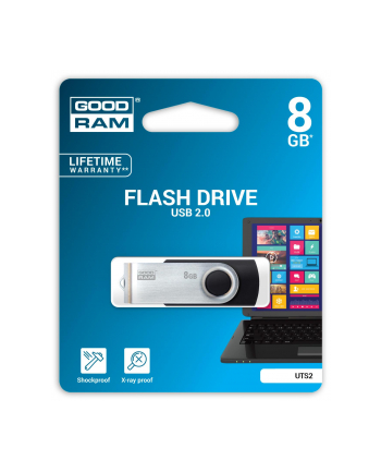 Goodram Flashdrive Twister 8GB USB 2.0 czarny