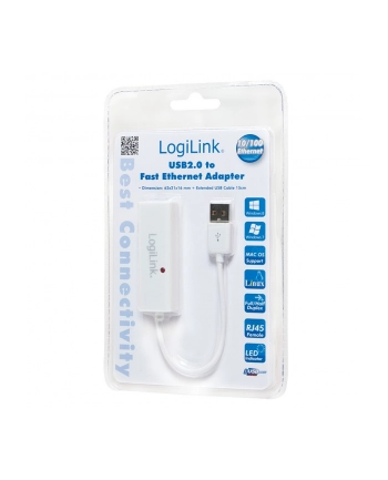 Adapter Fast ethernet USB2.0 do Rj-45