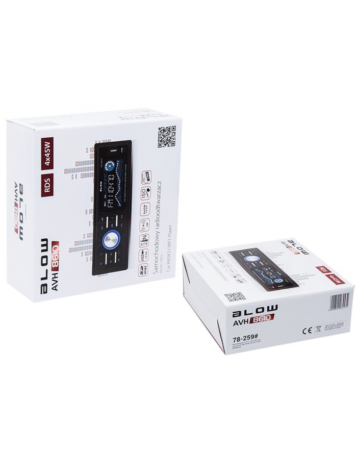RADIO AVH-8610 MP3/USB/SD/MMC główny