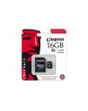 Kingston karta 16GB microSDHC UHS-I Class 10 Industrial Temp Card + SD Adapter - nr 17