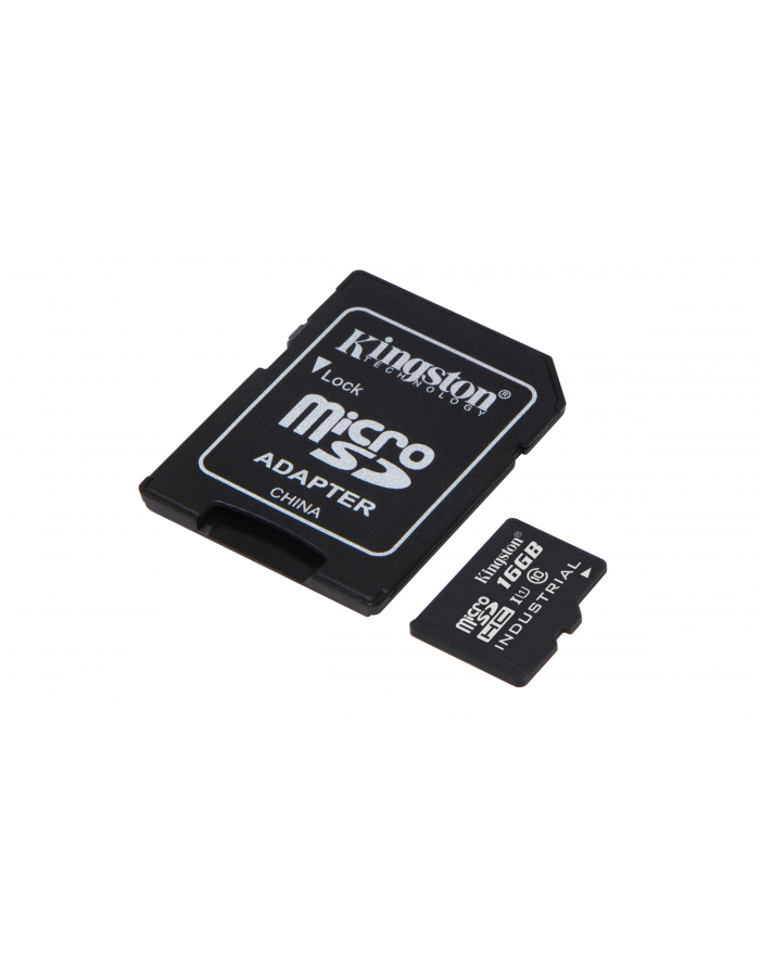 Kingston karta 16GB microSDHC UHS-I Class 10 Industrial Temp Card + SD Adapter główny