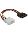 Kabel SATA zasilający (M) -> Molex (M) 6cm Delock - nr 6
