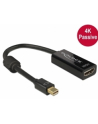 Delock Adapter mini Displayport 1.2 (M) > HDMI (F) 4K pasywne czarny - nr 15
