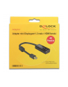 Delock Adapter mini Displayport 1.2 (M) > HDMI (F) 4K pasywne czarny - nr 19
