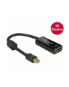 Delock Adapter mini Displayport 1.2 (M) > HDMI (F) 4K pasywne czarny - nr 16