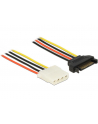 Kabel SATA zasilający (M) -> Molex (F) 30cm Delock - nr 6